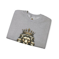 Regal Lion Crewneck Sweatshirt for Animal Lovers