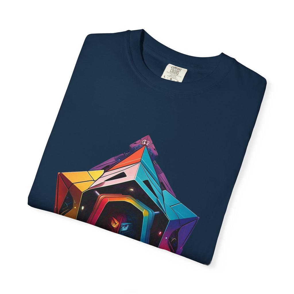 Vibrant Graphic Unisex T-Shirt - Colorful Geometry Design