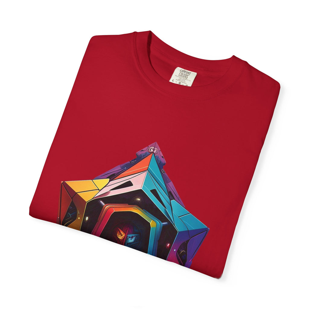 Vibrant Graphic Unisex T-Shirt - Colorful Geometry Design