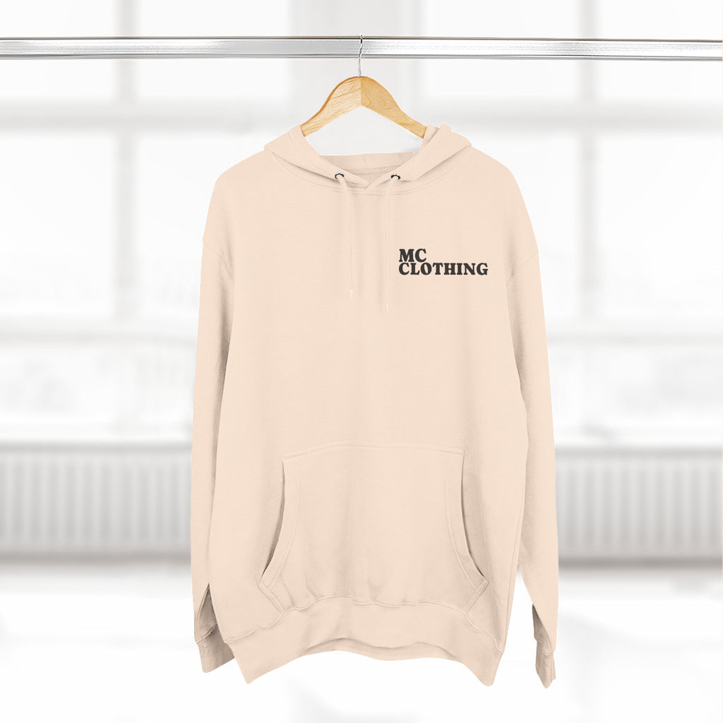 Three-Panel Fleece Hoodie - Comfortable Streetwear for Everyday Style