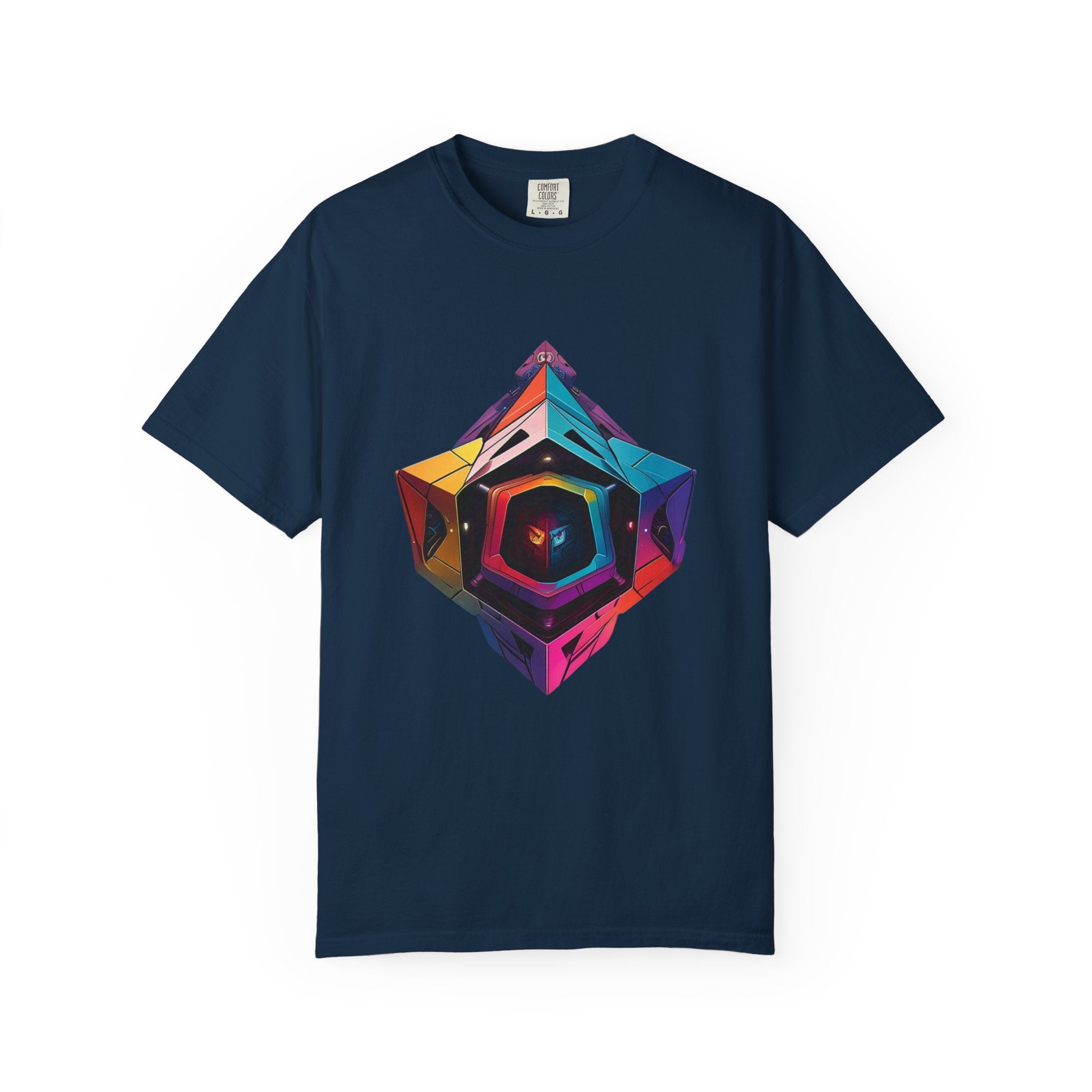 Vibrant Graphic Unisex T-Shirt - Colorful Geometry Design