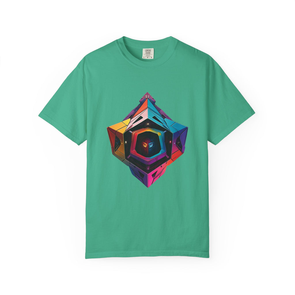 Vibrant Graphic Unisex T-Shirt - Colorful Geometry Design