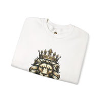 Regal Lion Crewneck Sweatshirt for Animal Lovers