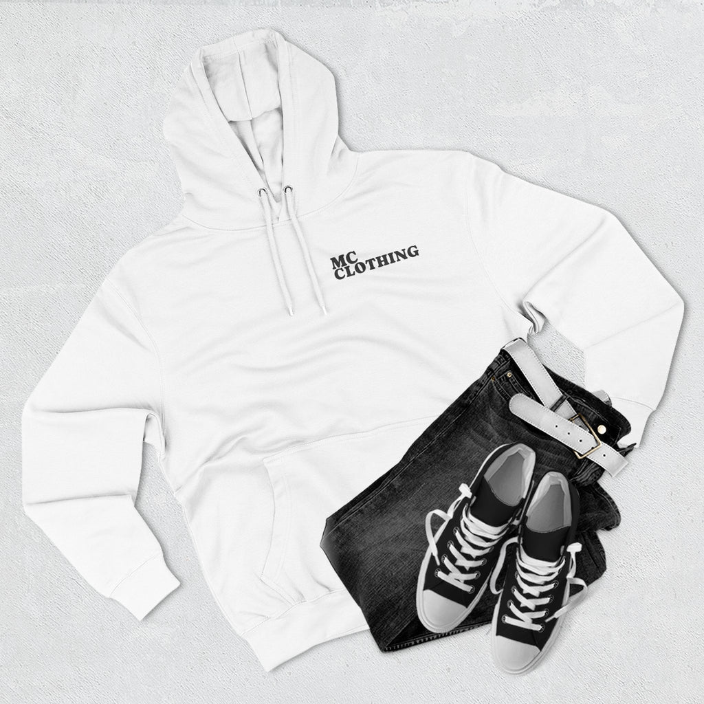 Three-Panel Fleece Hoodie - Comfortable Streetwear for Everyday Style