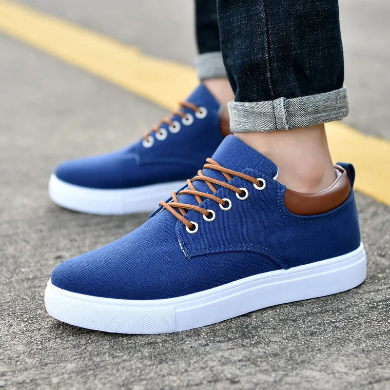 Everyday classic canvas sneaker, side view