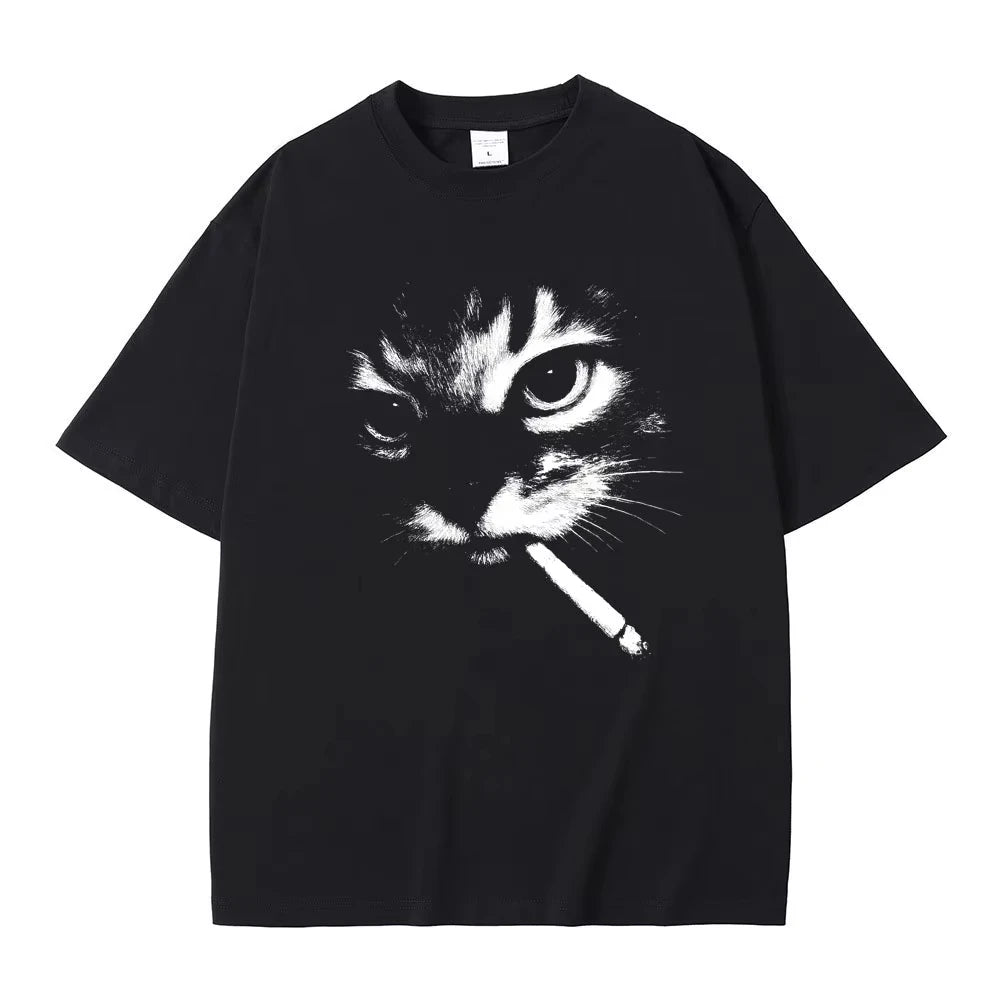 McGregor Clan Smoking Cat Meme Oversized Tee