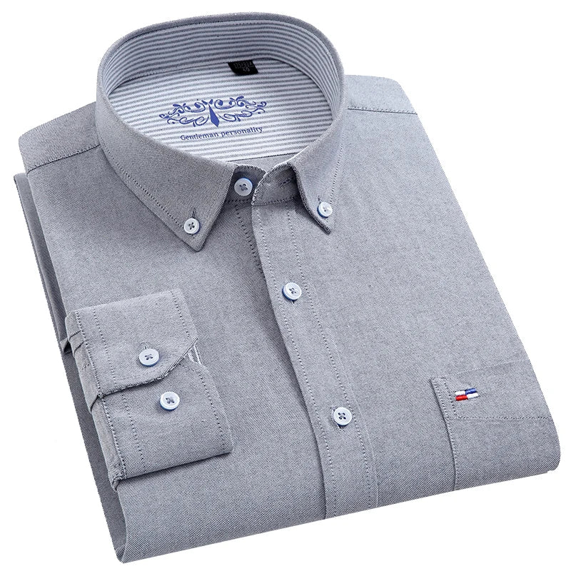 Light blue Oxford shirt, product detail view