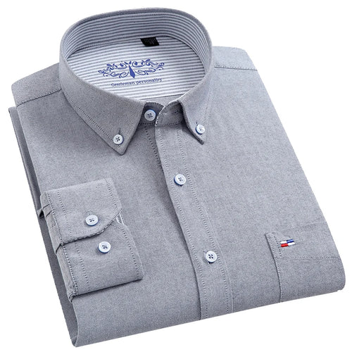 Light blue Oxford shirt, product detail view