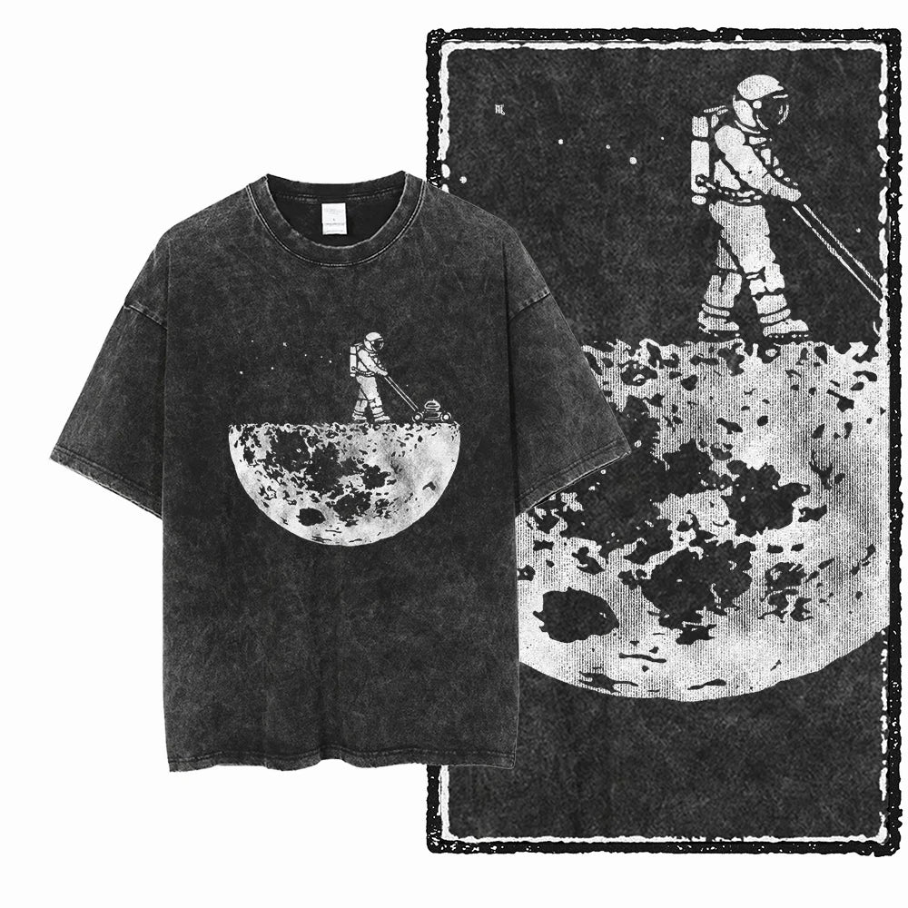 McGregor Clan Astronaut Acid-Wash Graphic Tee