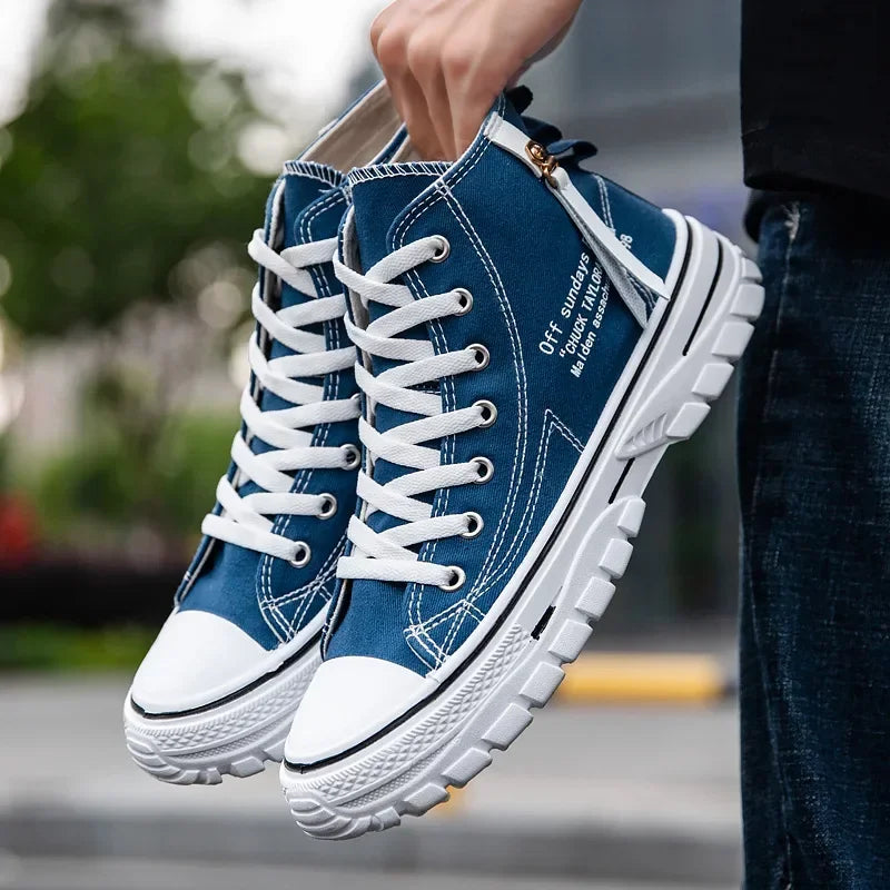McGregor Clan High-Top Chunky Canvas Sneakers