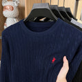 McGregor Clan Horse Embroidery Crewneck Sweater
