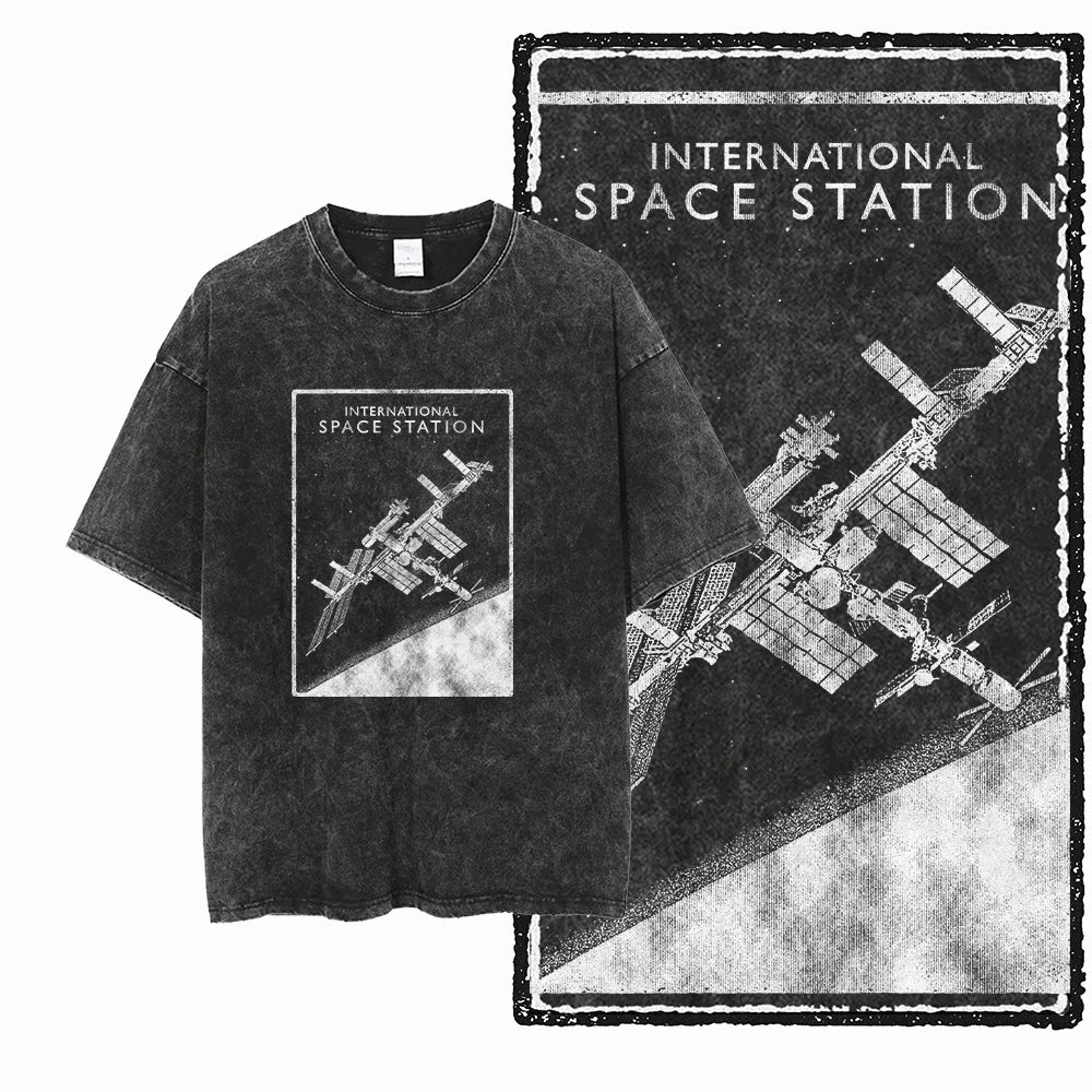McGregor Clan Astronaut Acid-Wash Graphic Tee