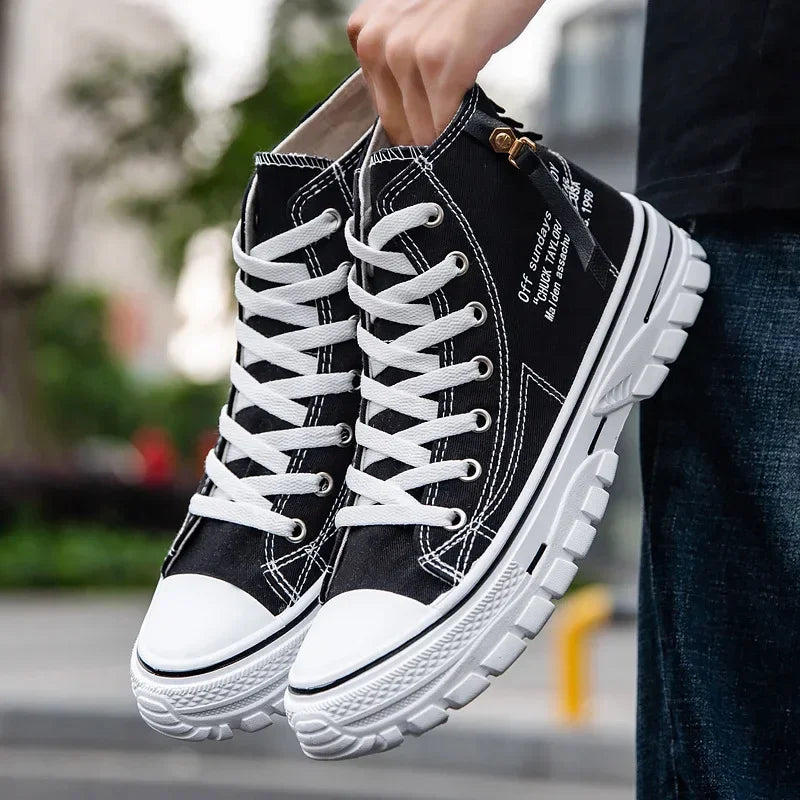 McGregor Clan High-Top Chunky Canvas Sneakers