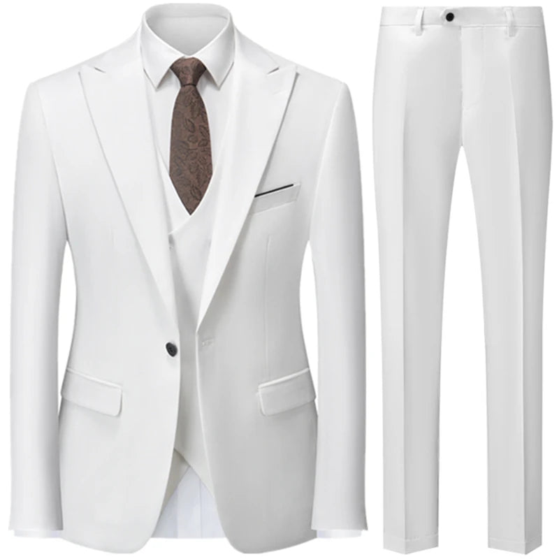 Gentleman's 3-piece suit, jacket vest and trousers set