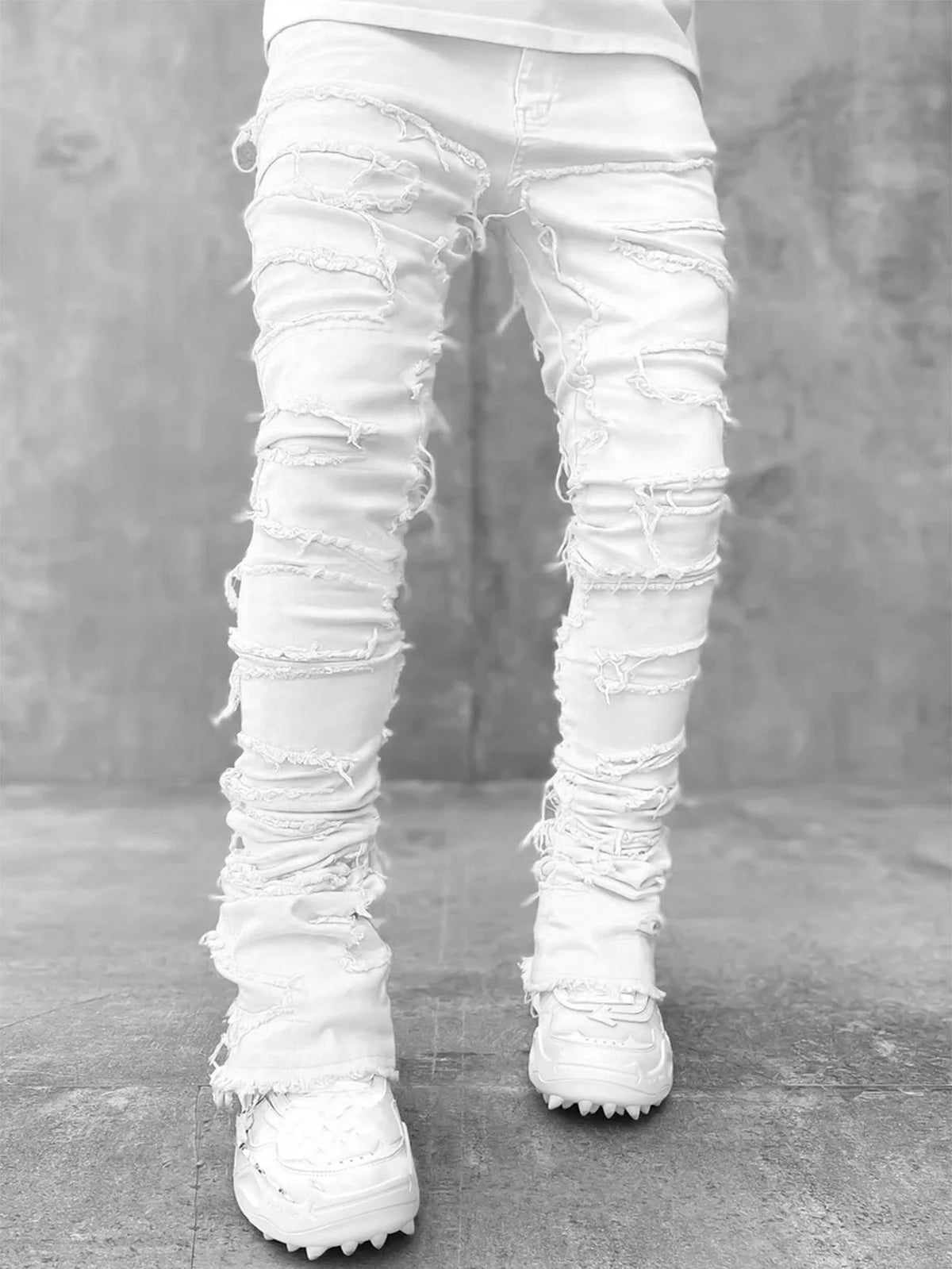 McGregor Clan Stacked Distressed Jeans