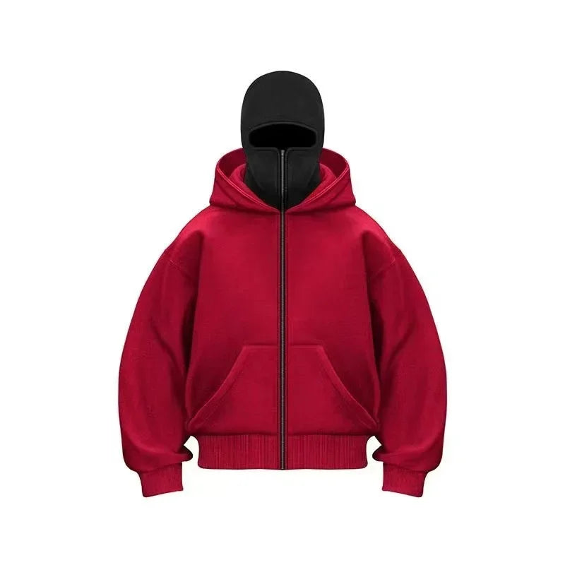 McGregor Clan Balaclava Double-Hood Zip Sweatshirt
