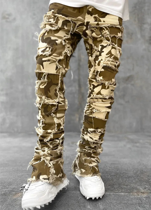 McGregor Clan Stacked Distressed Jeans
