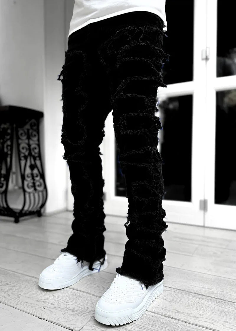 McGregor Clan Stacked Distressed Jeans