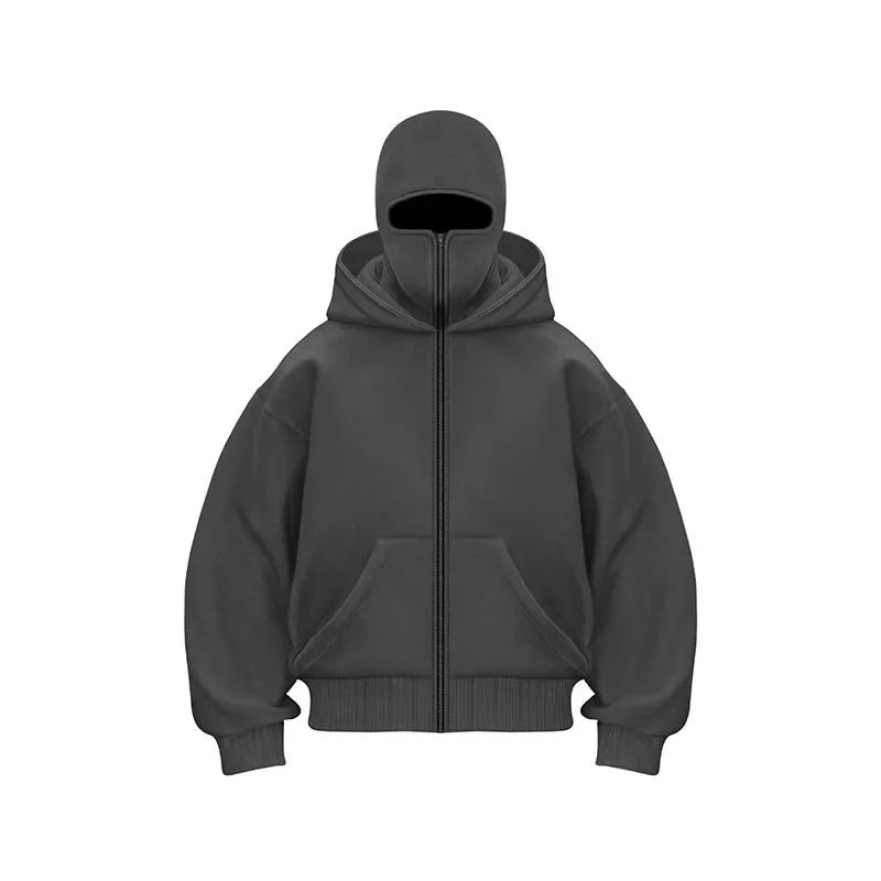 McGregor Clan Balaclava Double-Hood Zip Sweatshirt
