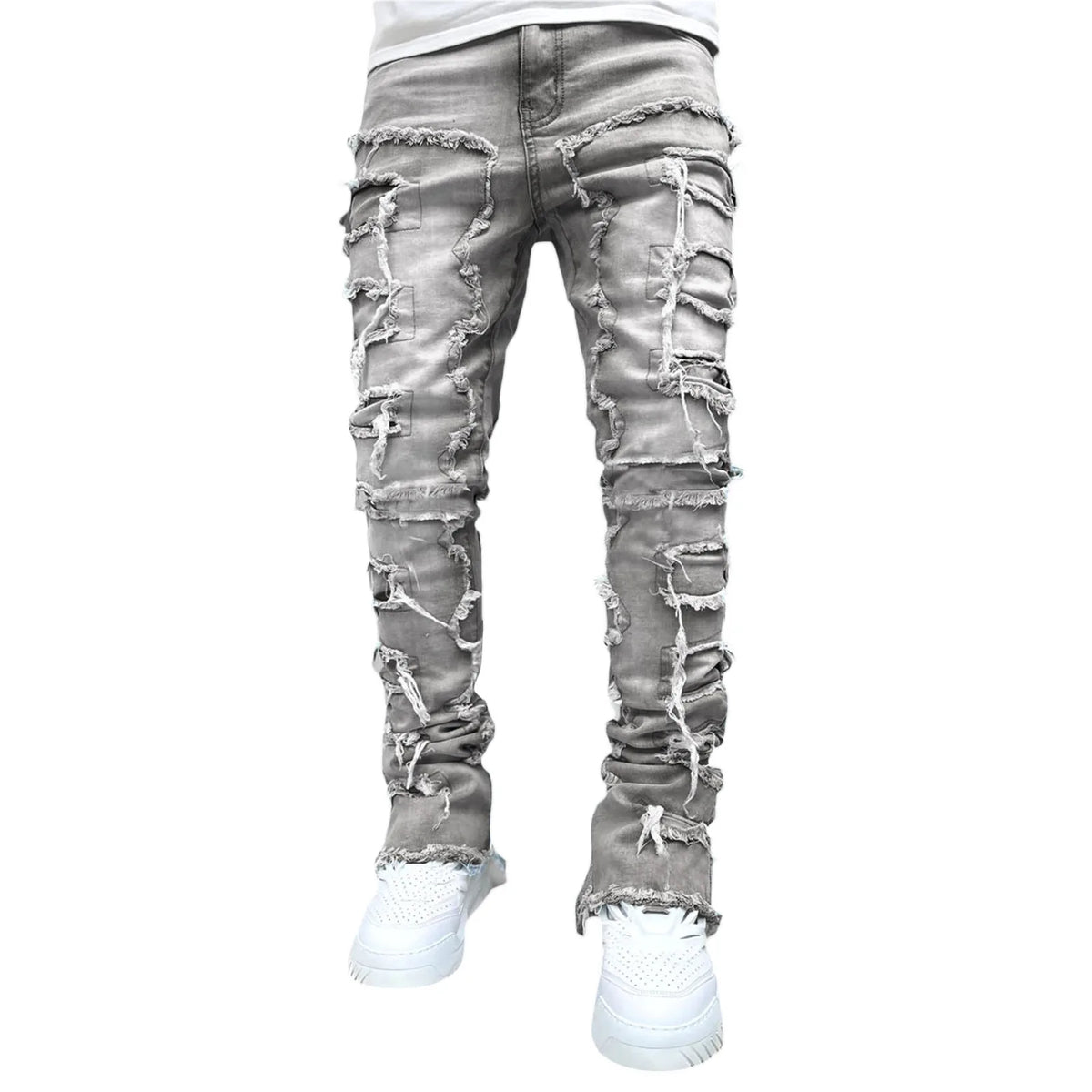 McGregor Clan Stacked Distressed Jeans