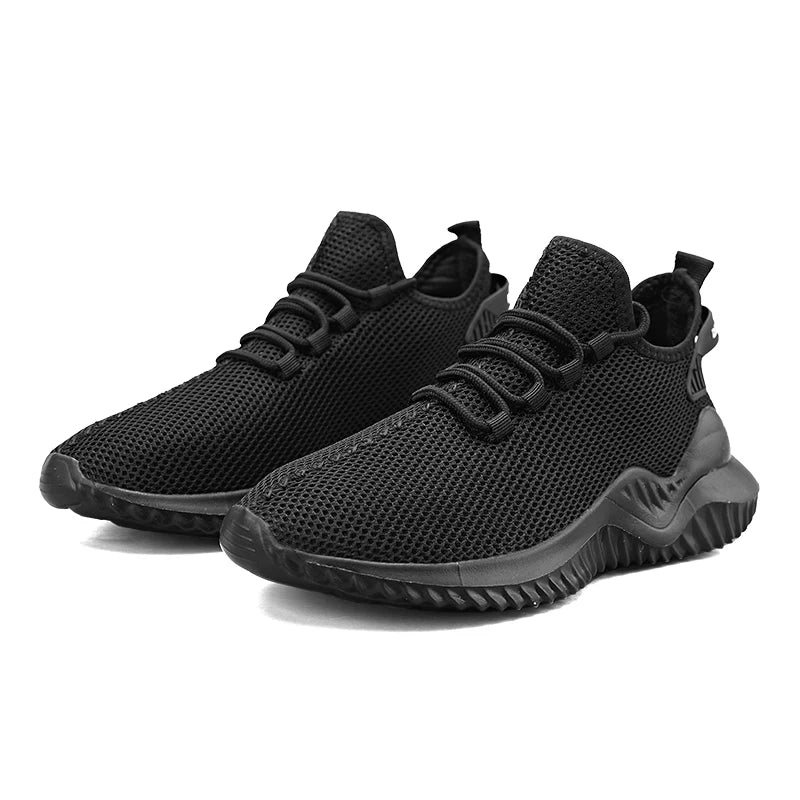 Cloudstep breathable mesh running sneaker, side view