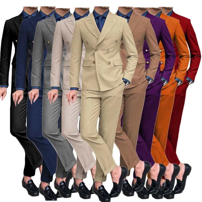 Executive slim-fit 2-piece suit, alternate view