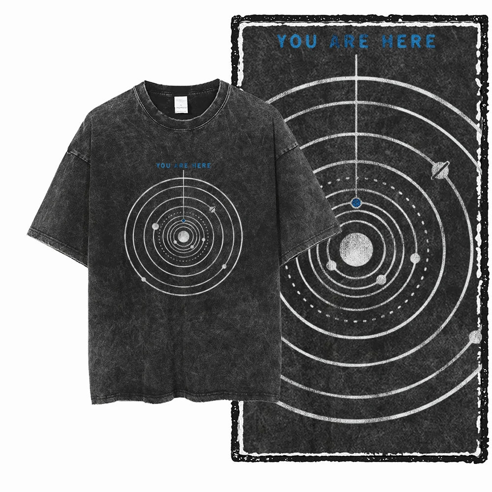 McGregor Clan Astronaut Acid-Wash Graphic Tee