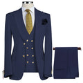 Gentleman's 3-piece suit with vest, front view