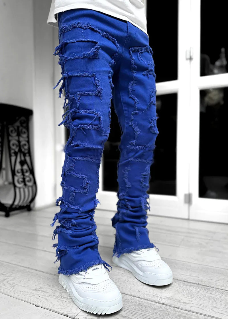 McGregor Clan Stacked Distressed Jeans