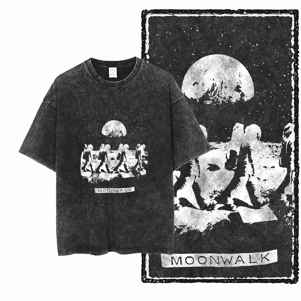 McGregor Clan Astronaut Acid-Wash Graphic Tee