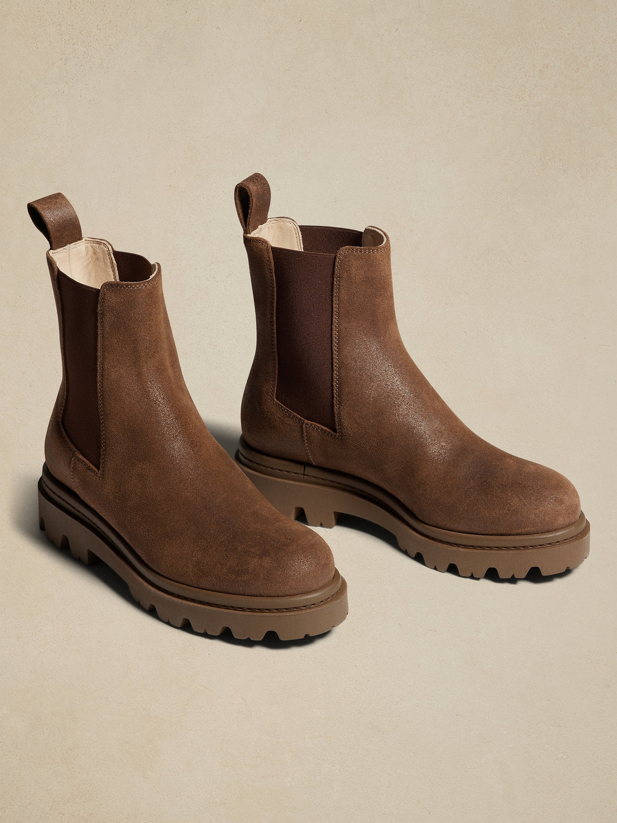 Women's Suede Chelsea Boots
