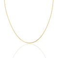 14K Yellow Gold Curb Chain 0.9mm, 18 inch
