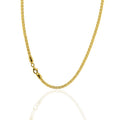 Men's Fancy Ice Chain 3.9mm - Sterling Silver Gold Vermeil