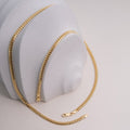 Men's Miami Cuban Curb Chain 3.9mm - Sterling Silver Gold Vermeil