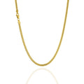 Men's Miami Cuban Curb Chain 4.8mm - Sterling Silver Gold Vermeil