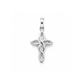 Sterling Silver Fancy Cross Necklace