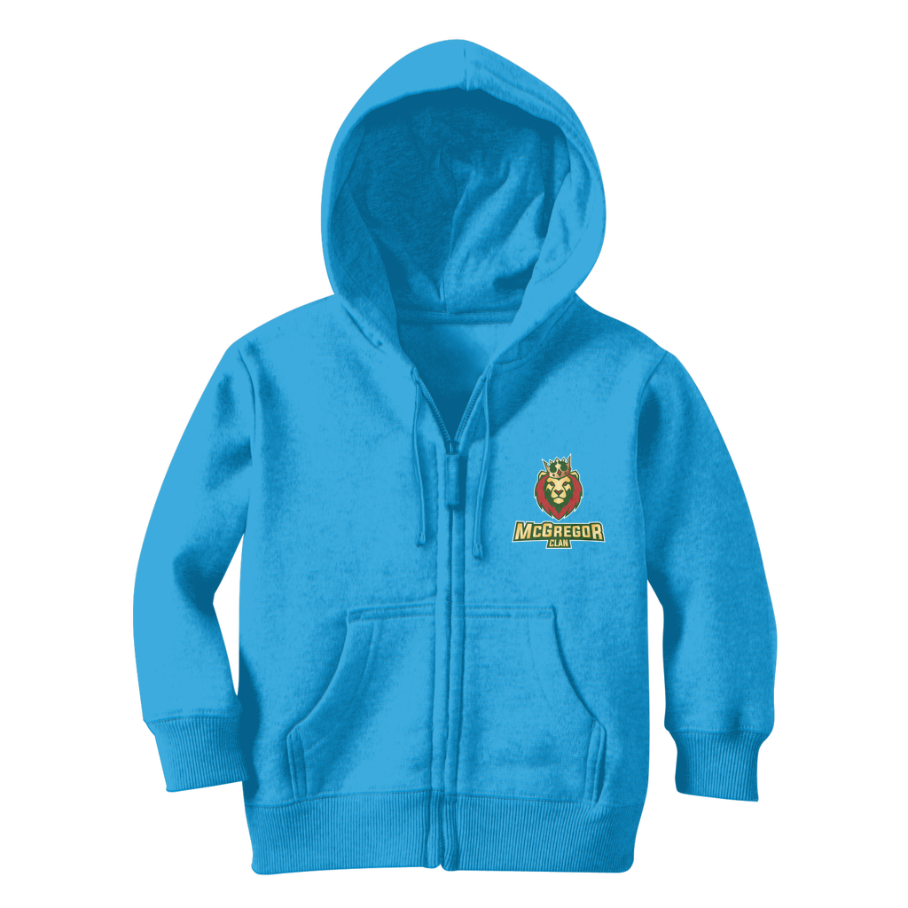 McGregor Clan lion head Classic Kids Zip Hoodie