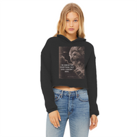 McGregor Clan -Ladies Cropped Raw Edge Hoodie