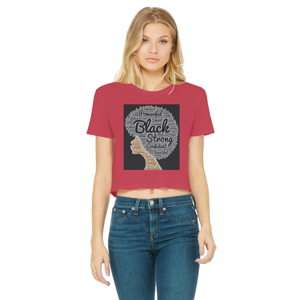 McGregor Clan- Afro of Power McGregor Clan - Women's Cropped T-Shirt