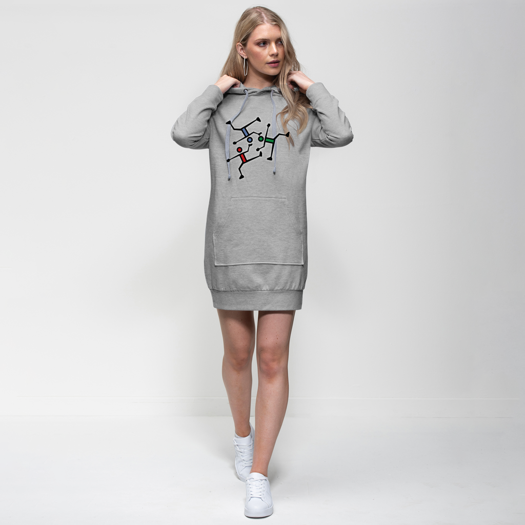 McGregor Clan -  Stick man Adult Hoodie Dress