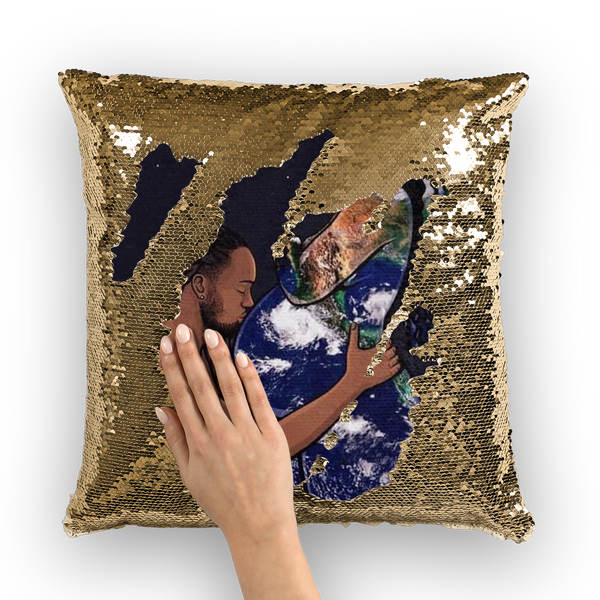 Universe Sequin Cushion Cover