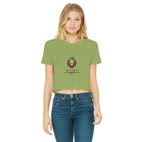 McGregor Clan Lion Classic Women's Cropped Raw Edge T-Shirt