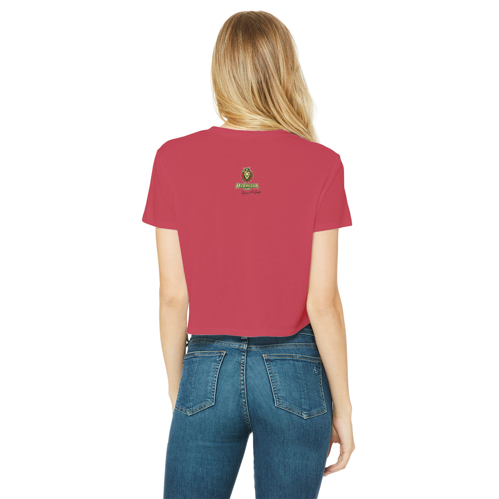 McGregor Clan- Afro of Power McGregor Clan - Women's Cropped T-Shirt