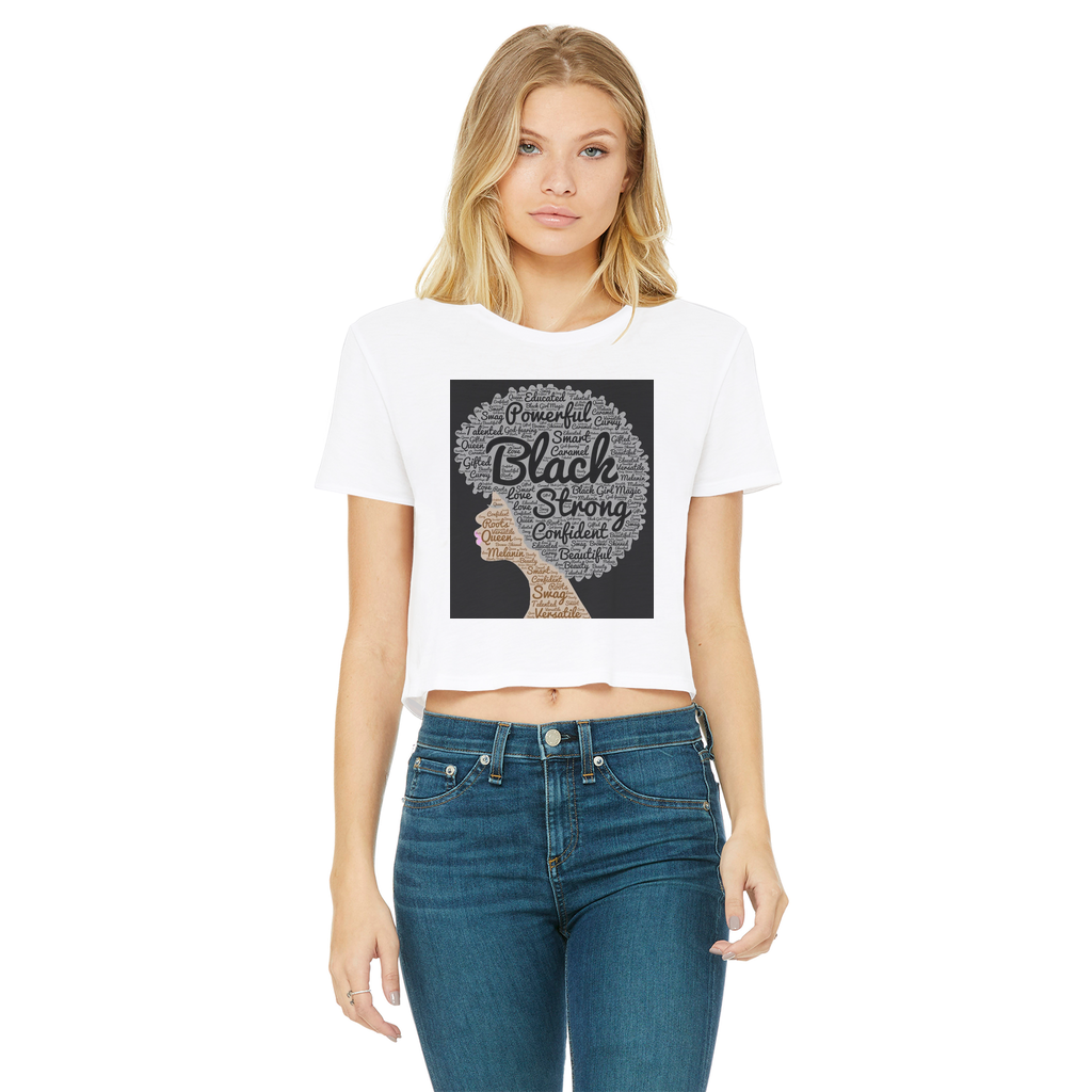 McGregor Clan- Afro of Power McGregor Clan - Women's Cropped T-Shirt