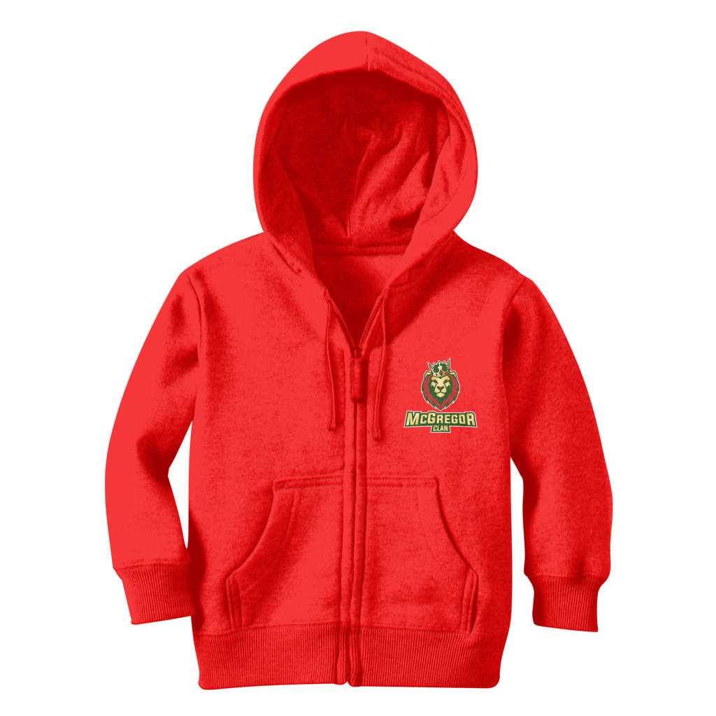 McGregor Clan lion head Classic Kids Zip Hoodie