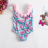 McGregor Clan-Girl Sleeveless Swimming Wear Rainbow Mermaid Swimwear For Children Summer Bathing Suits