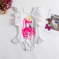 McGregor Clan-Girl Sleeveless Swimming Wear Rainbow Mermaid Swimwear For Children Summer Bathing Suits