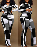 McGregor Clan-Two Piece Set Women Casual Sports Style Zipper Top Sweatpants Two Piece Set