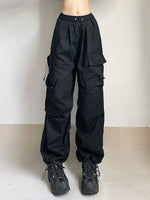 McGregor Clan- Oversized Cargo Parachute Pants Women Streetwear