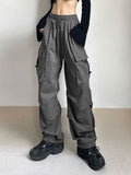 McGregor Clan- Oversized Cargo Parachute Pants Women Streetwear